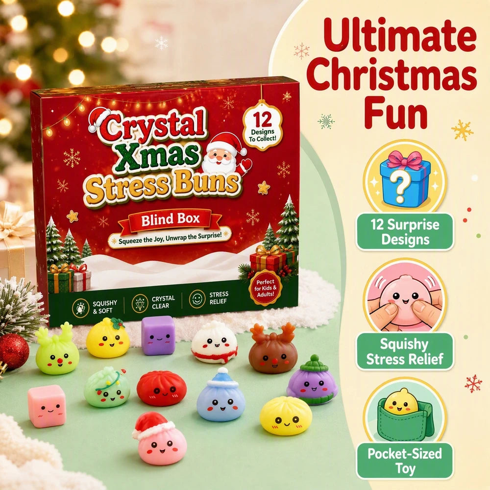 Christmas Countdown Squishy Toy Set