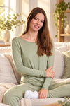 Bamboo Viscose Long Sleeve Lounge Tee