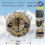 Inflatable Snow Tube with Cloth Cover