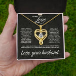 Eternal Heart Double Layer Necklace