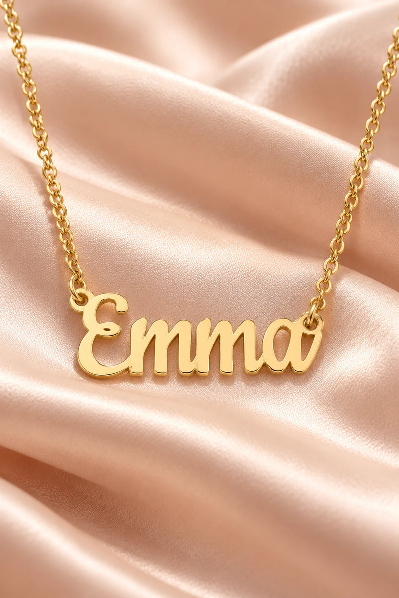 Personalized Script Name Necklace