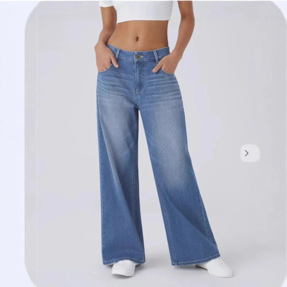 Retro Wide Leg Jeans