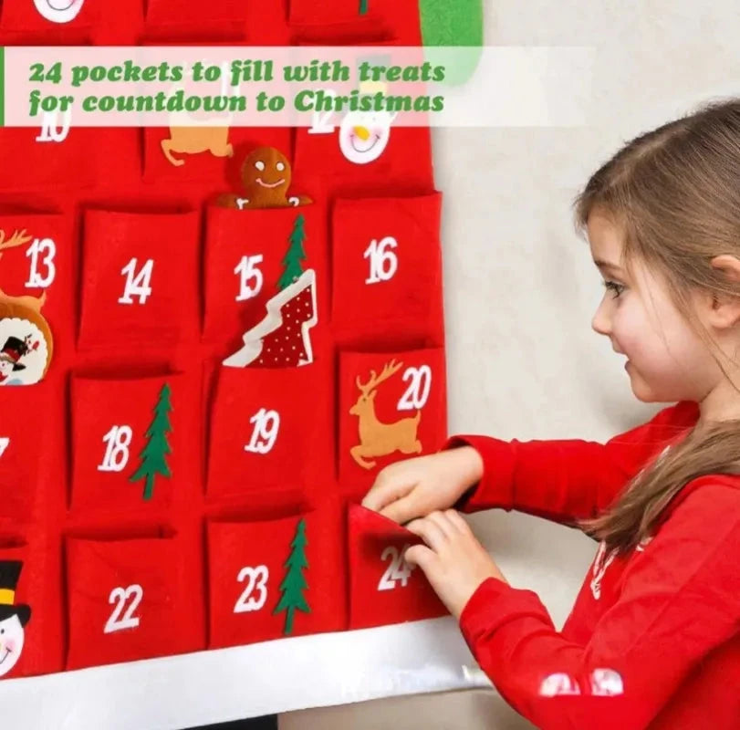 Santa Felt Advent Calendar