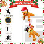 Gingerbread Duo Inflatable Christmas Decoration