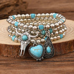 Boho Beaded Bracelet Set