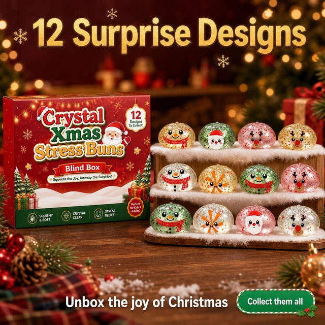 Christmas Countdown Squishy Toy Set