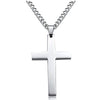Stainless Steel Cross Pendant Necklace