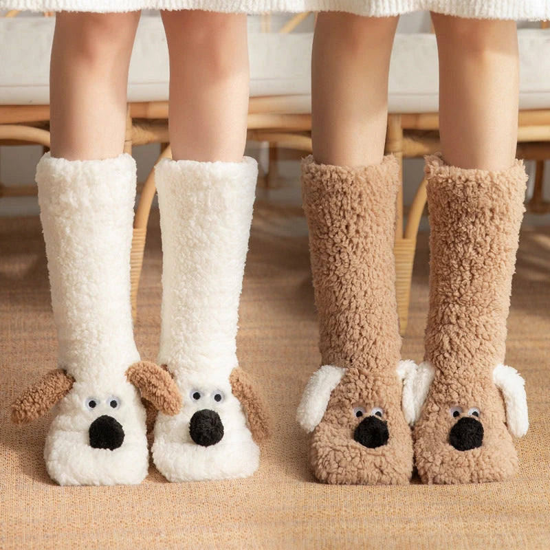 Plush Dog Lounge Socks