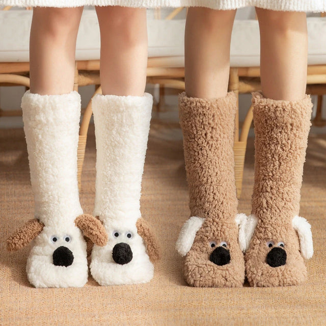 Plush Dog Lounge Socks