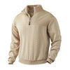 Jacquard Quarter-Zip Pullover Hoodie