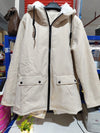 Hooded Zip Front Coat