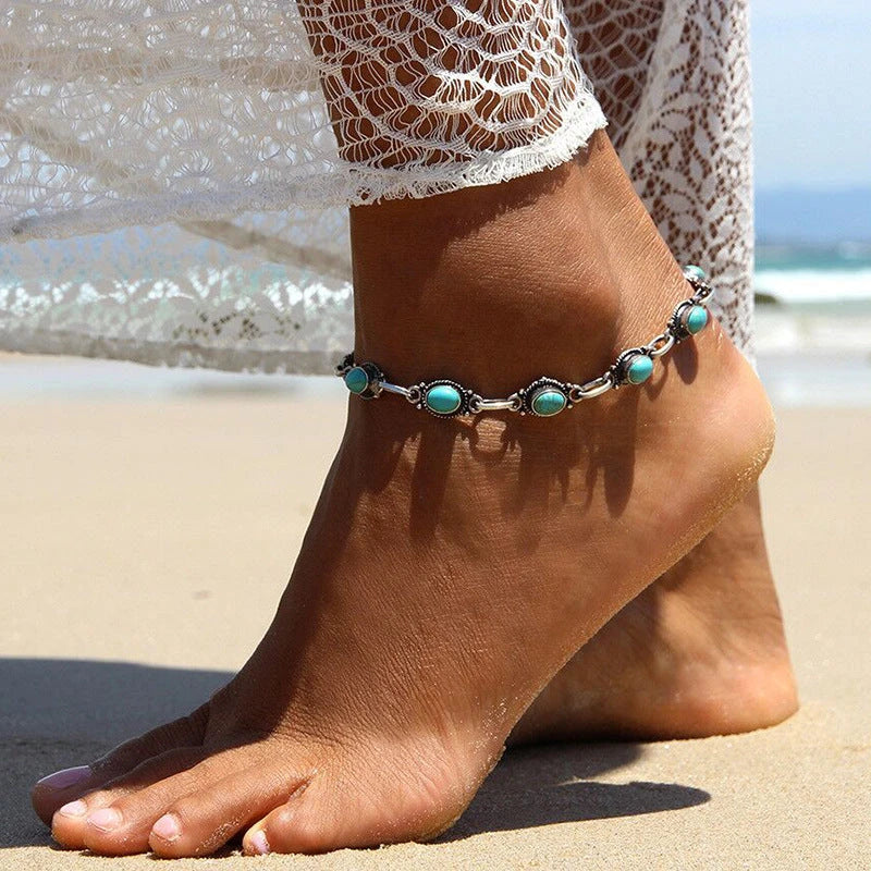 Retro Ethnic Alloy Anklet