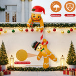 Gingerbread Duo Inflatable Christmas Decoration