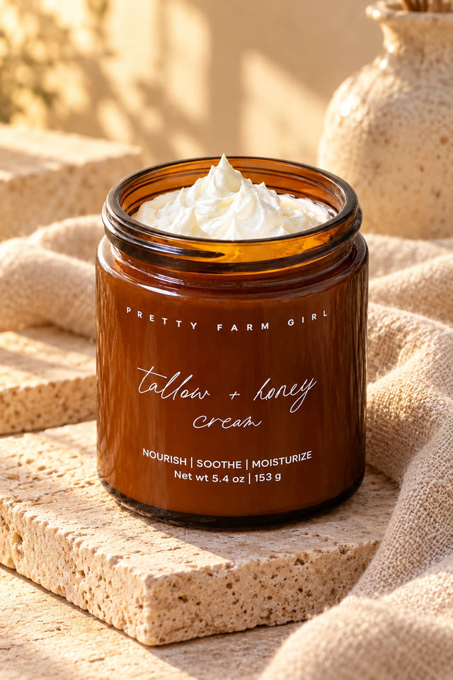 Fragrance-Free Tallow And Honey Cream