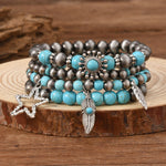 Boho Beaded Bracelet Set
