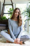 Bamboo Viscose Long Sleeve Lounge Tee