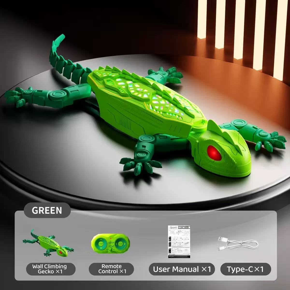 Remote Control Wall-Climbing Gecko Toy, Fun & Unique Gift for Kids