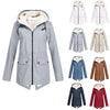 Hooded Zip Front Coat