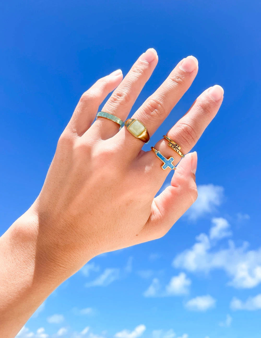Faith Inspired Be Still Ring