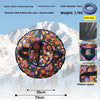 Inflatable Snow Tube with Cloth Cover