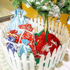 Festive Drawstring Christmas Gift Bags