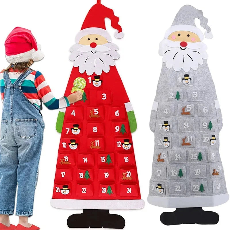 Santa Felt Advent Calendar