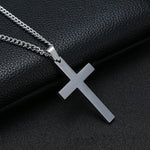 Stainless Steel Cross Pendant Necklace