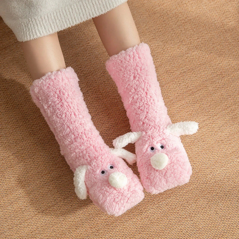 Plush Dog Lounge Socks