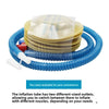 Inflatable Snow Tube with Cloth Cover
