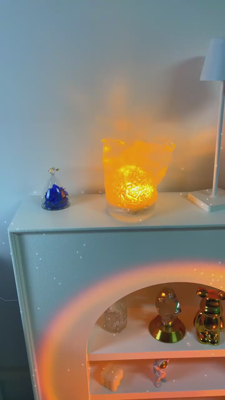 Water Ripple Touch Lamp